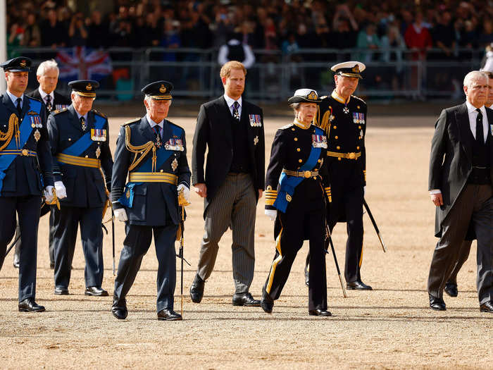 The trio reunited again after the death of Queen Elizabeth on September 8. Harry and Charles were spotted waiting for the Queen