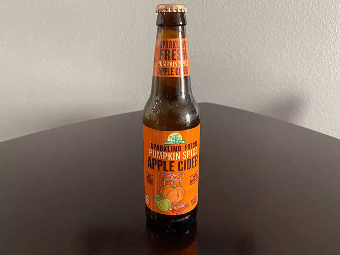 The sparkling pumpkin-spice apple cider from Nature