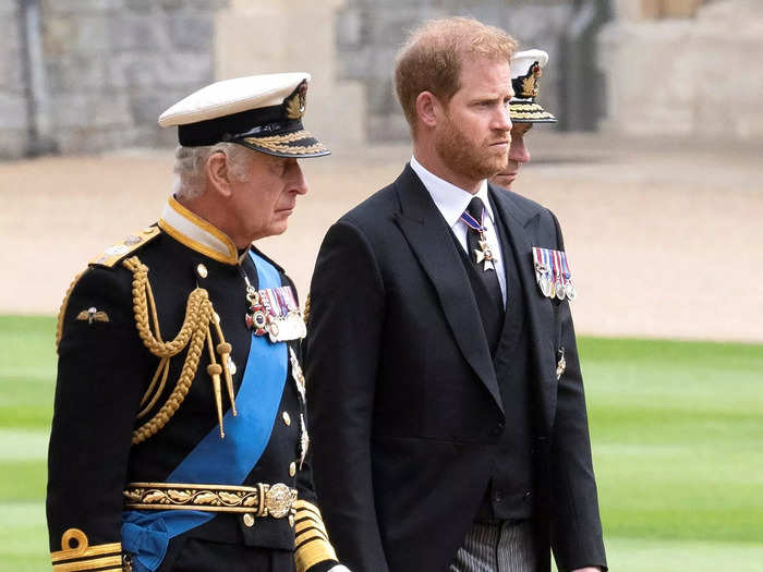 King Charles III and Prince Harry have been estranged, but the Queen