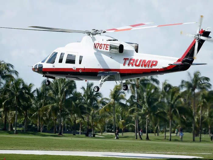 Trump also has a Sikorsky S-76 helicopter that costs between $5 million and $7 million.