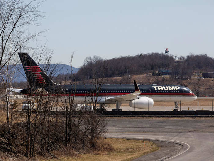 Trump bought his Boeing 727 — nicknamed "Trump Force One" during his 2016 election campaign — from billionaire Paul Allen in 2010 for $100 million. The aircraft costs thousands of dollars an hour to fly, per The New York Times.