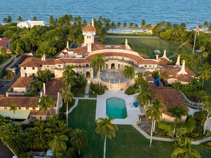 Forbes estimated that Trump Organization-owned Mar-a-Lago was worth $350 million. The President has used the private-members