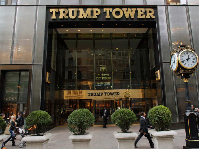 The Trump Tower penthouse was the 45th president