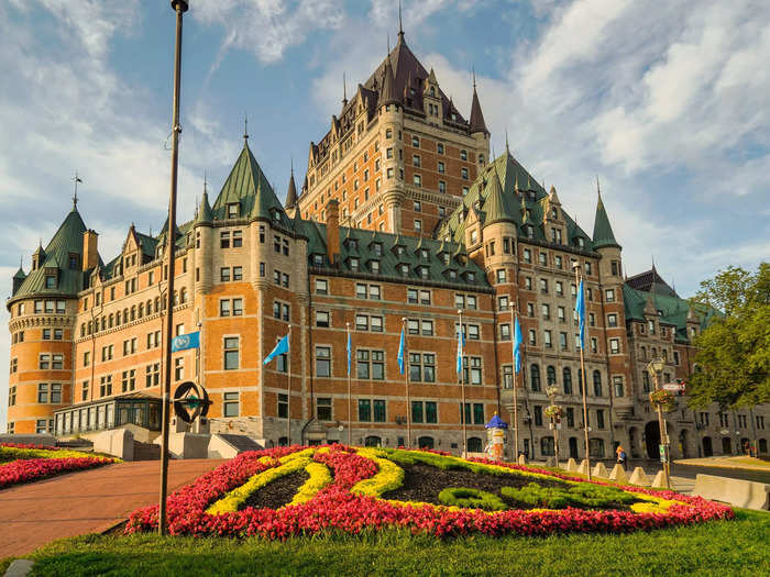 Located on top of Old Québec on Cap Diamant, the hotel draws visitors with its Renaissance-style architecture, according to the same source.