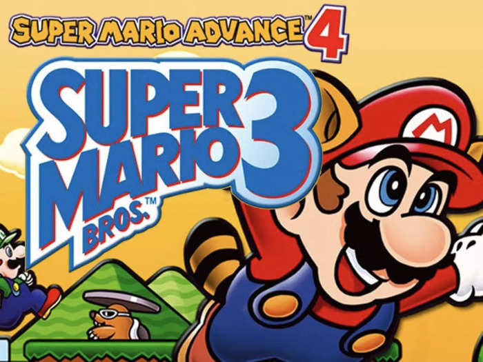 21. "Super Mario Advance 4: Super Mario Bros. 3" (2003) — Game Boy Advance