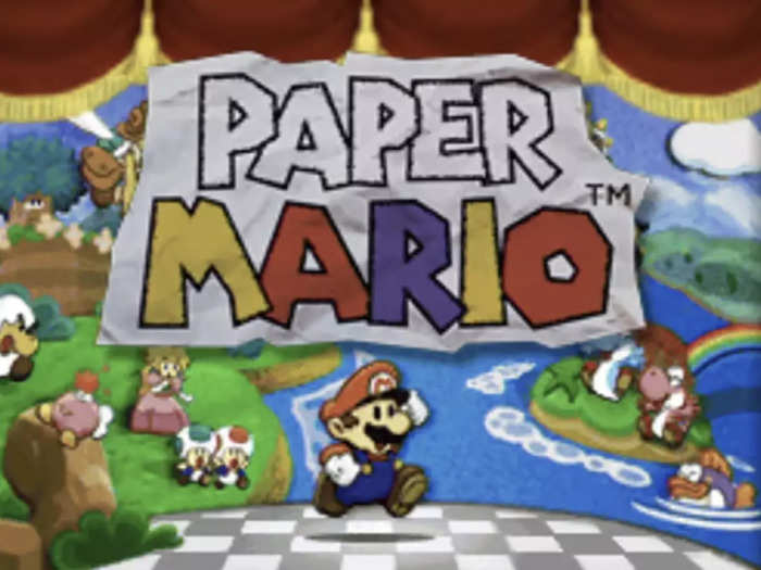 36. "Paper Mario" (2001) — Nintendo 64