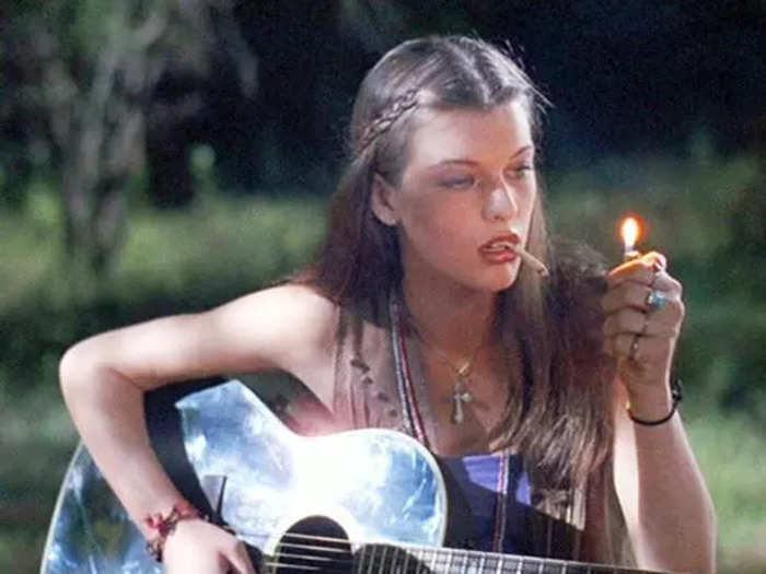 Milla Jovovich had a small role as the town drug dealer