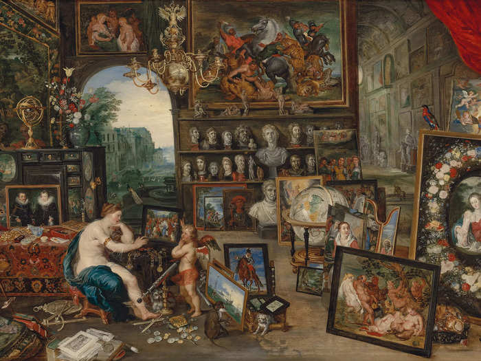 Jan Brueghel The Younger, "The Five Senses, Sight" (set of five panels) - $4 million to $6 million