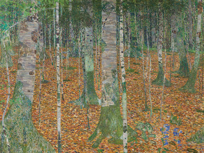 Gustav Klimt, "Birch Forest" - Estimate of more than $90 million