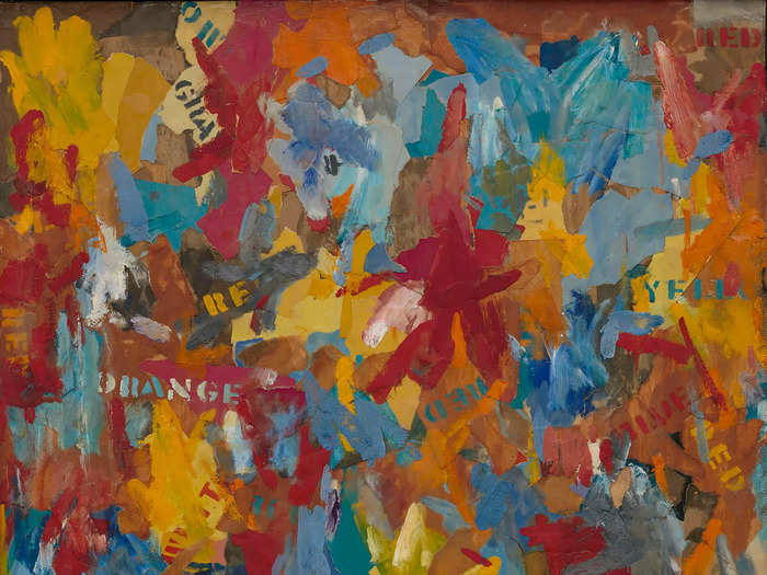 Jasper Johns, "Small False Start" - Estimate of more than $50 million