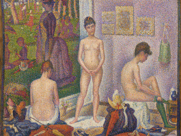 Georges Seurat, "Les Poseuses, Ensemble (Petite version)" - Estimate of more than $100 million