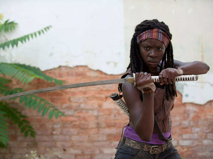 Michonne was distrustful of nearly everyone when she first came across Rick