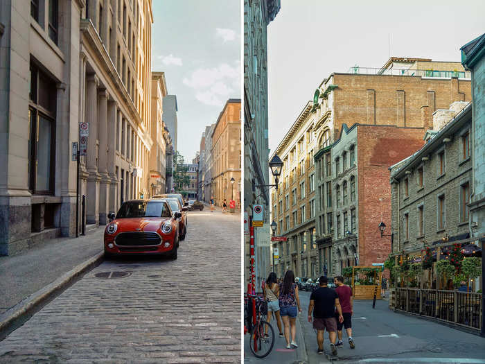 Heading east from downtown, I could tell I had reached Old Montréal when the streets turned cobblestone, which made me feel like I was in Europe. The stone streets date back to the 1800s, according to the Montreal Gazette.