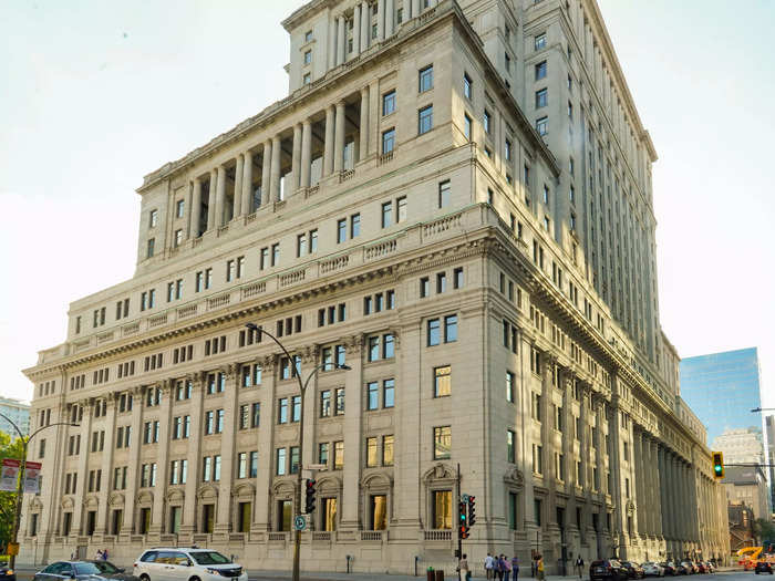 Another building that stopped me in my tracks was the Sun Life building, which I later found out secretly stored British gold during the second world war, Culture Trip reports. The building