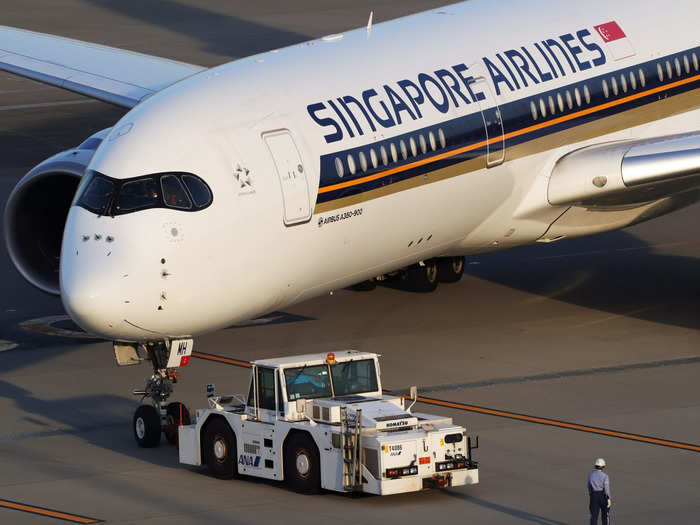 The historic inaugural flight is the world