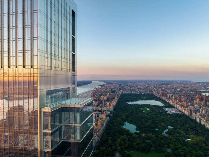 This makes Central Park Tower the tallest residential building in the world and the second-tallest building in the US, after One World Trade Center.