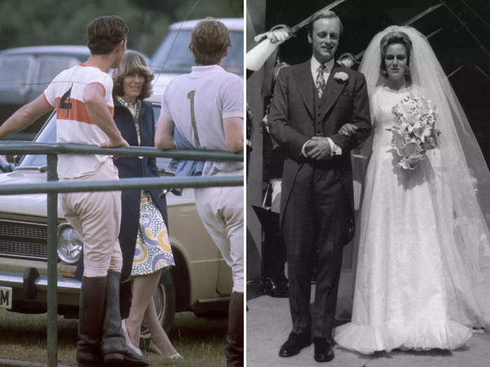 Charles is both the godfather and stepfather of Camilla and her ex-husband Andrew Parker Bowles