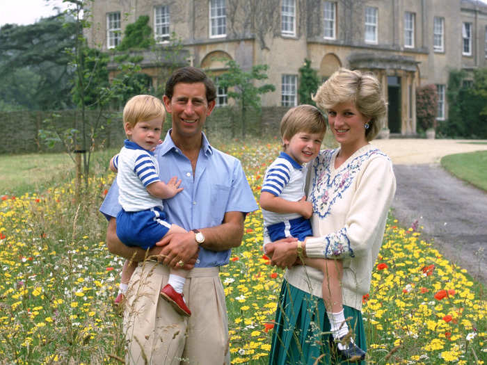 Charles broke royal precedent by being present at the births of his two children.