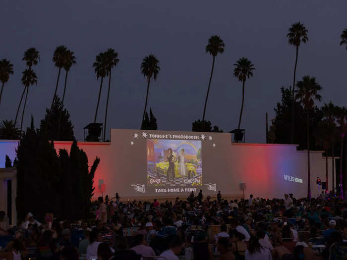 Catch an outdoor movie at the Hollywood Forever Cemetery.