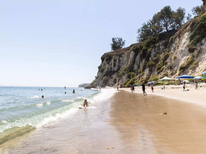 Enjoy the sun and sea at Paradise Cove.