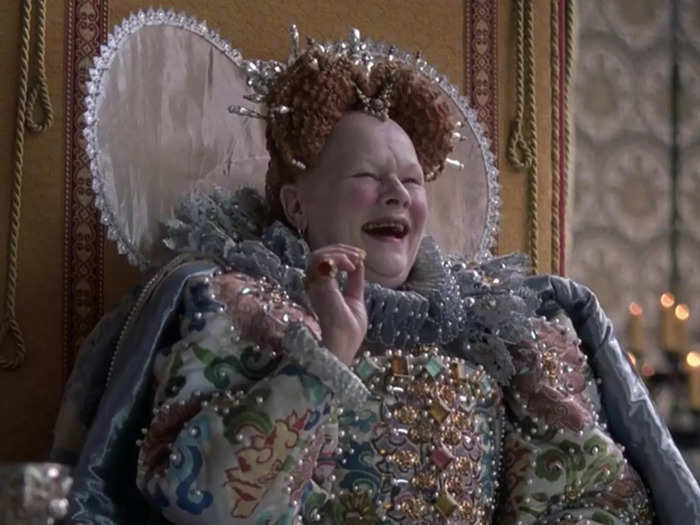 Judi Dench won an Oscar for her scene-stealing role as Queen Elizabeth I.