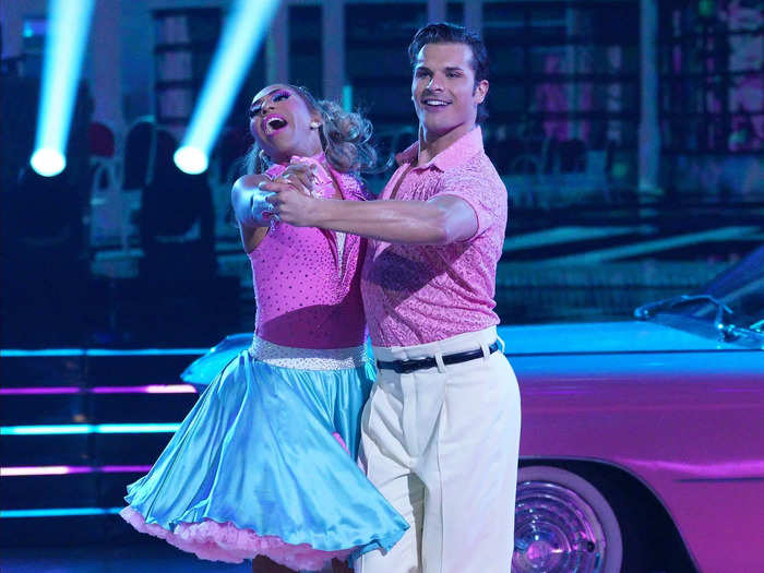 SAFE: Shangela and Gleb Savchenko danced a rocky quickstep to the King