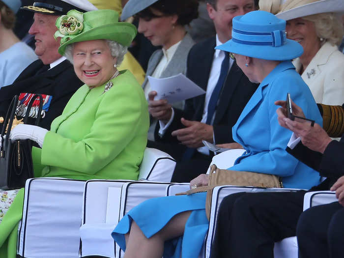 Queen Margrethe and Queen Elizabeth also shared a love for colorful, and sometimes eccentric, attire.