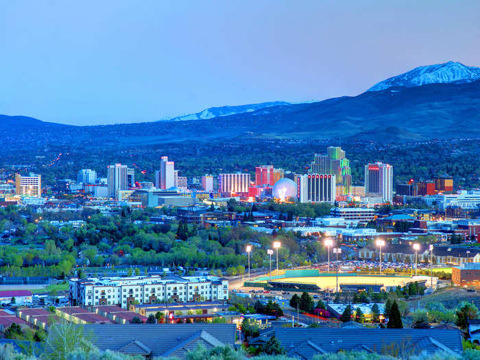 7. Reno, Nevada