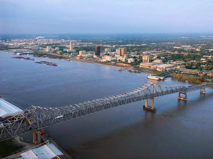 8. Baton Rouge, Louisiana