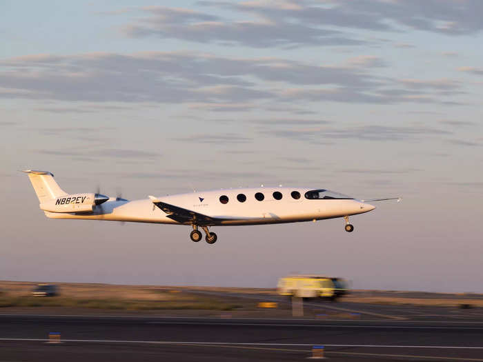 Israel-based Eviation just conducted the first test flight of its new electric aircraft, nicknamed Alice.