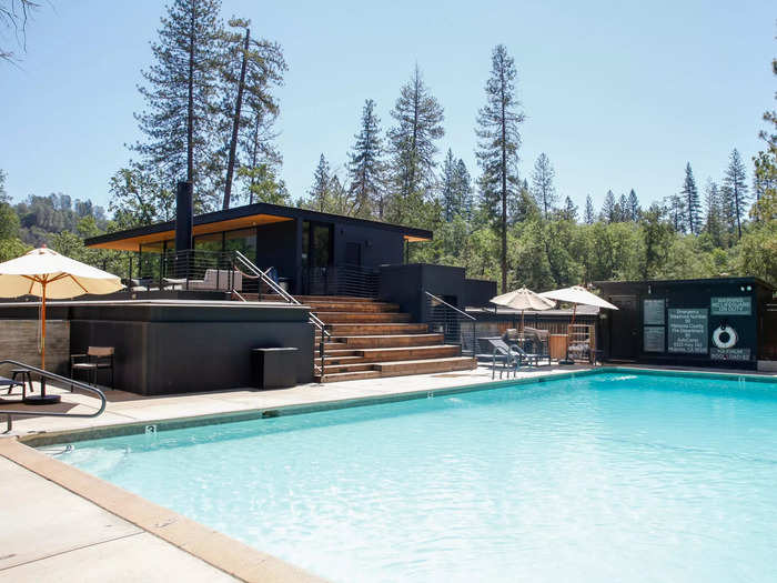 … along with cafes, pools, and beer gardens, which are already mainstays at Autocamp sites.