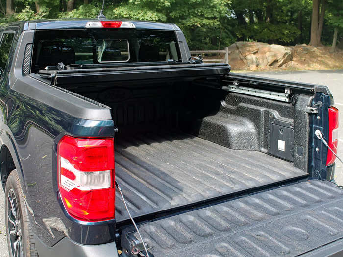 The Lariat I tested had a bed liner, which made it less slippery to stand on and more durable.