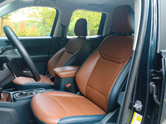 My tester with the optional $3,750 Lariat Luxury Package had heated faux-leather seats, an upgraded stereo system, a heated, leather-wrapped steering wheel, and a wireless phone charger, among other upgrades.