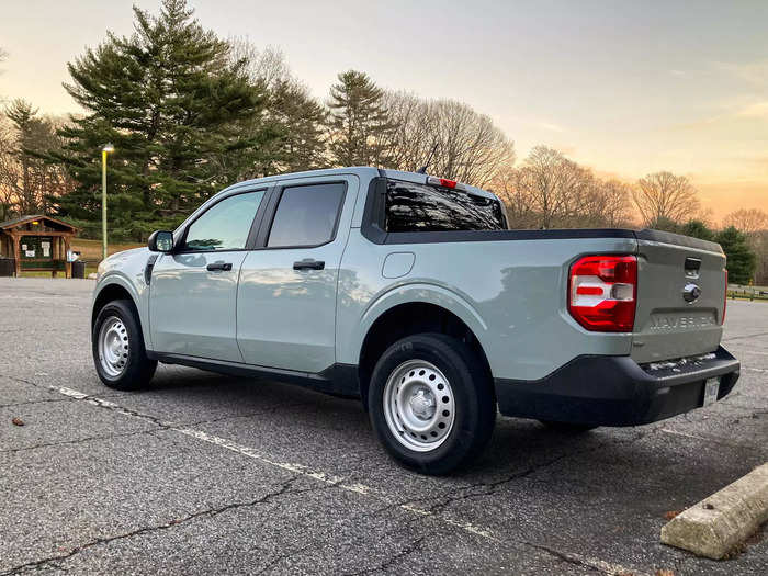 Launched last year, the pint-sized pickup slots below Ford