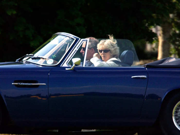 In 2003, they took a ride in a car Charles once rode in with Diana.