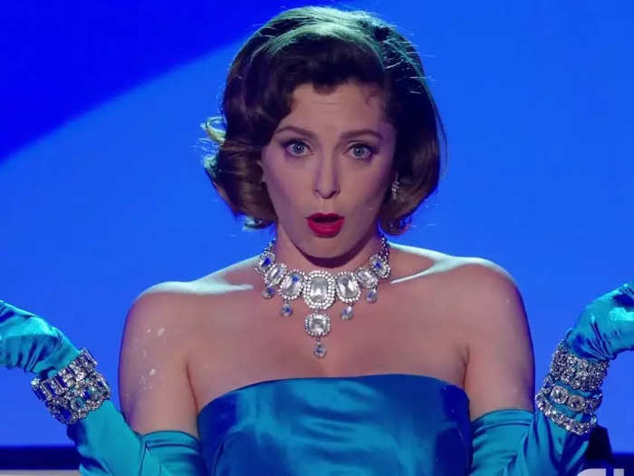 BONUS PORTRAYAL: Rachel Bloom is clearly channeling the star in one of the musical numbers on her show "Crazy Ex-Girlfriend."