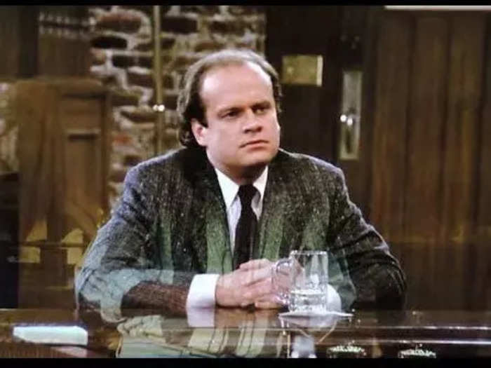 Kelsey Grammer portrayed psychiatrist Dr. Frasier Crane. He was a therapist to both Sam and Diane. He joined "Cheers" in season three, and remained until the end.