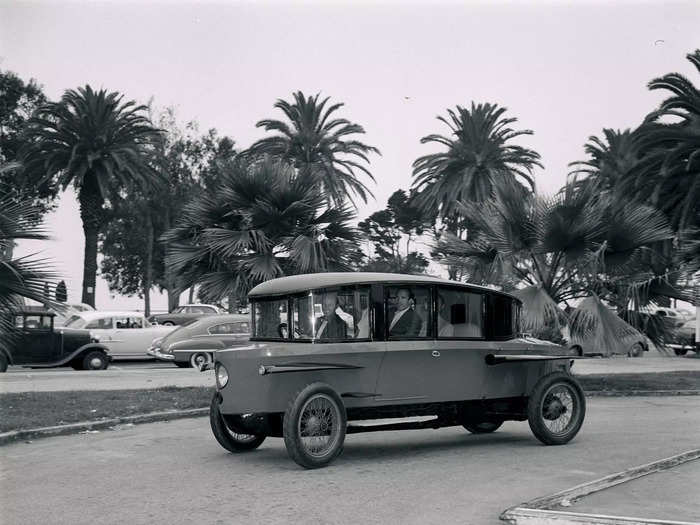 The panoramic windshield is also a nod to history, inspired by the Rumpler drop car (named after its raindrop shape,) which was presented at the German Motor Show in Berlin in 1921.