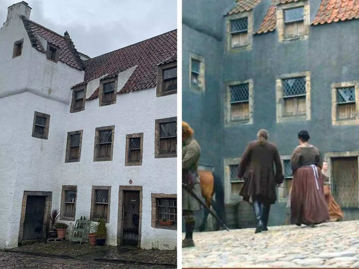 We stopped in a square in Culross that our tour guide said was used in "Outlander" for a market scene, as well as the exterior for the home of the character Geillis Duncan.