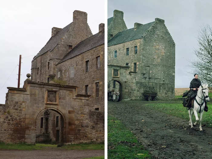 The first stop was Midhope Castle, which serves as Jamie