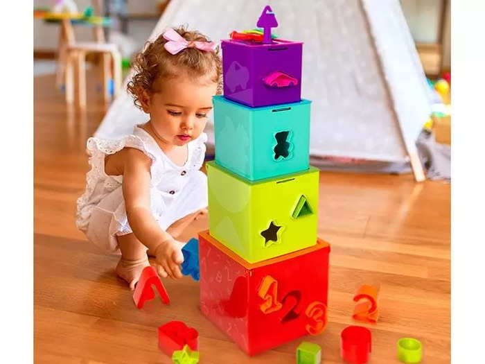 Lock & Learn Activity Cubes (Ages 2+) — $16.95