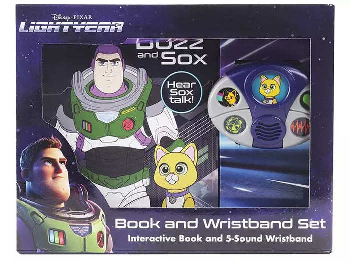 Pixar Lightyear: Buzz and Sox Book and 5-Sound Wristband Set (Ages 18 months+) —$16.99