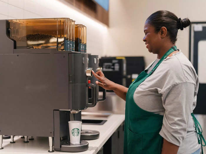 I also visited the 20,000 square foot Tryer Center, where Starbucks developed and refined the changes to the bar announced at investor day.