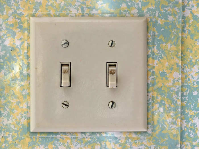 Plastic light switches and outlet covers can be updated.