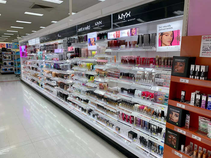 Leaving the grocery section, beauty is definitely a bigger focus with several aisles and a huge selection.