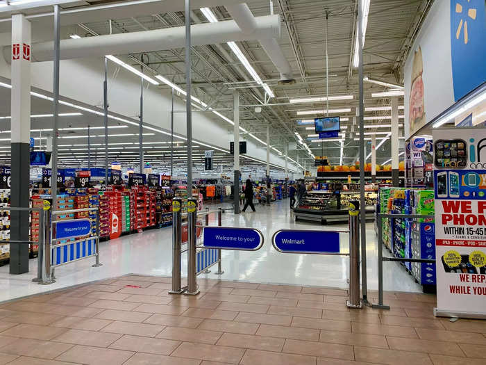 I visited a Walmart location in Rochester, New York, where I live.