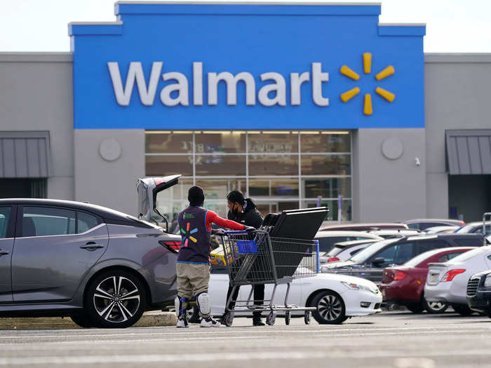 There are 4,735 Walmart locations in the US, and the company did $393.2 billion in US sales in the last fiscal year, according to earnings reports.