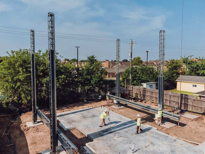 The addition of this home — built for an anonymous client — to Houston