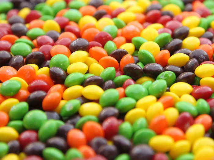 19. Skittles: 76.27% of Gen Z adults have a favorable impression