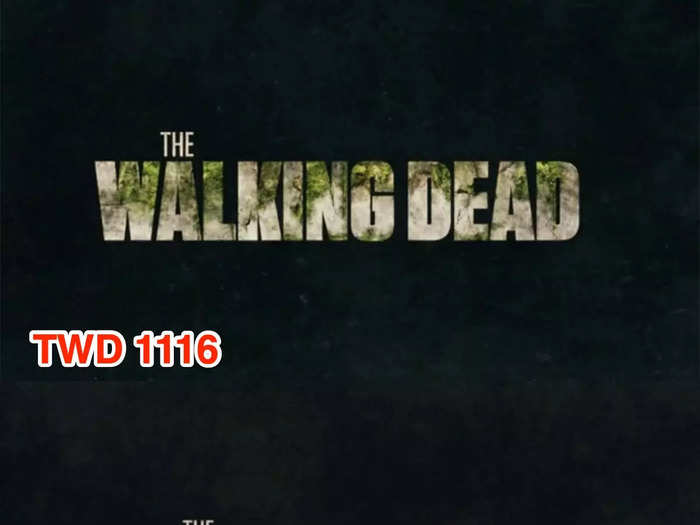 The "TWD" logo has changed once again.